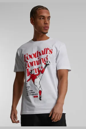 Merchcode Fotbalové míčky Coming Home Lions Tee bílé