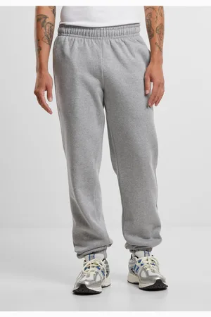 Urban classics Pánské tepláky Basic Essential šedý melír