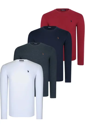 Dewberry QUADRUPLE SET T8588 ROUND NECK MEN