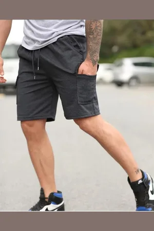 Dewberry S2999 CARGO POCKET MENS SHORT-ANTHRACITE