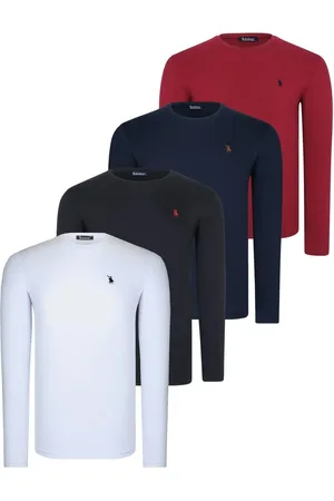 Dewberry QUADRUPLE SET T8588 ROUND NECK MEN