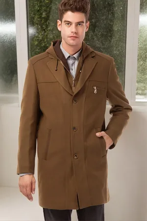 Dewberry PLT8354 SLIM-FIT COAT-LIGHT CAMEL