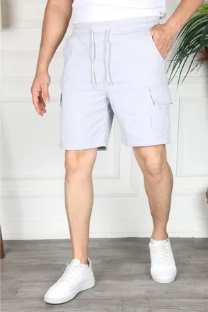 Dewberry S2999 CARGO POCKET MENS SHORT-GREY