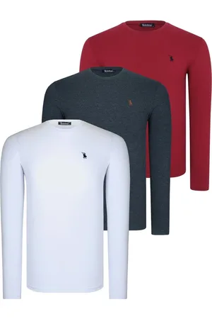 Dewberry TRIPLE SET T8588 ROUND NECK MEN