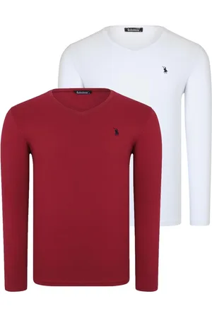 Dewberry DOUBLE SET T8587 V-NECK MEN