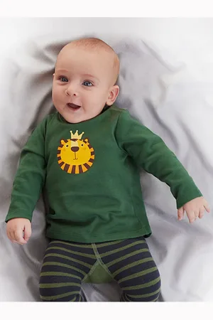 Denokids Zelené tričko pro chlapečka s motivem lva