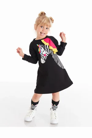 Denokids Black Unicorn Zebra Girl
