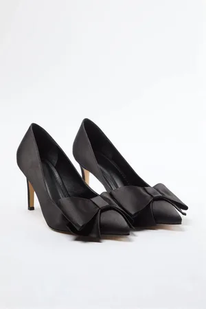 Trendyol Black Bow Satin Women