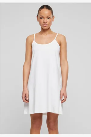 Urban classics Dámské šaty Stretch Dres Ranger bílé