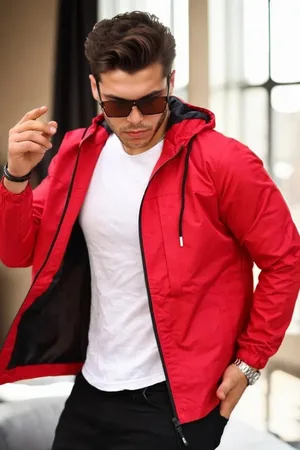 Dewberry 40788 Mens Seasonal Coat-RED