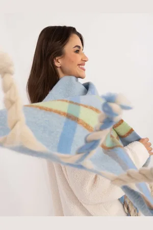 Wool Fashion Italia Scarf-AT-SZ-2315.33-light blue