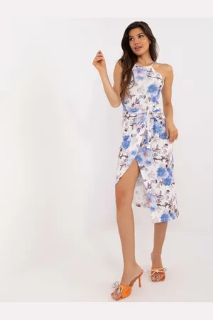 Factory Price Dress-FN-SK-4464.91-white-blue