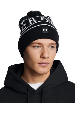 Under Armour M Halftime Pom Beanie-BLK