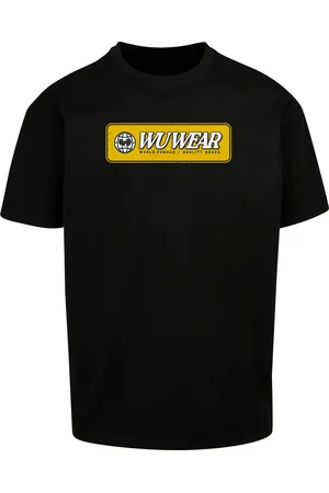 Wu Wear WU Wear Earth Logo Oversize Tričko černé