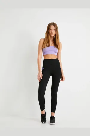 Koton Pocket Sports Leggings High Waist Slim Fit Pipeline