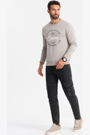 Ombre Clothing Pánské rifle Slim fit