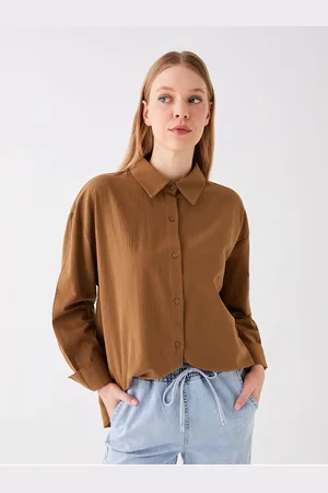 LC Waikiki Lcw Plain Long Sleeve Oversize Women