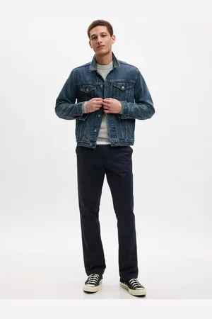 GAP Kalhoty modern khakis in straight fit with Flex - Pánské