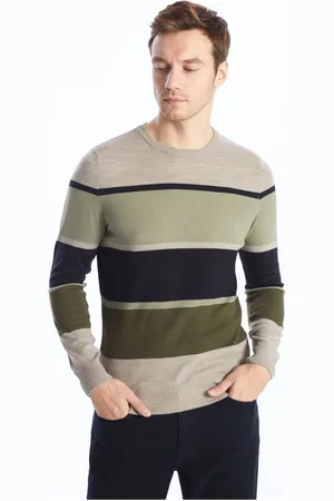 LC Waikiki Crew Neck Long Sleeve Striped Men