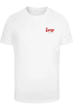 Mister Tee Pánské tričko Espresso Veloce bílé