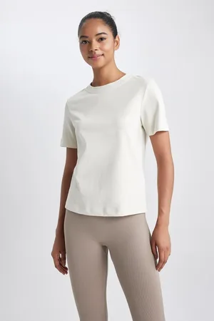 DeFacto Fit Standard Fit Crew Neck Sportsman Short Sleeve T-Shirt