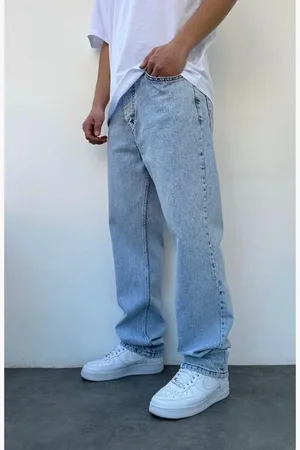 Dewberry 28721 Baggy Mens Jeans-BLUE