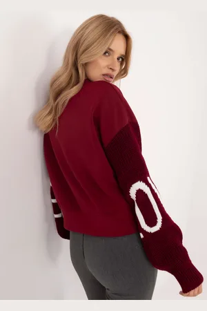 Italy Moda Sweatshirt-MI-BL-M5975.26P-burgundy