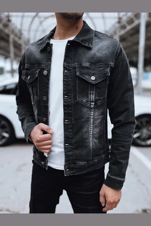 D-Street Kurtka męska jeansowa czarna