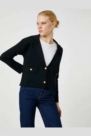 Koton Blazer Jacket Look Knitwear Cardigan