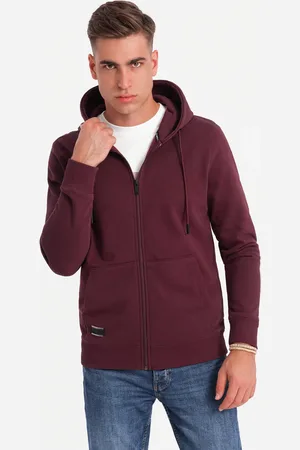 Ombre Clothing Unzipped cotton men