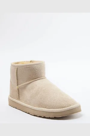 Trendyol Beige Für Lined Round Toe Flatform Heeled Women