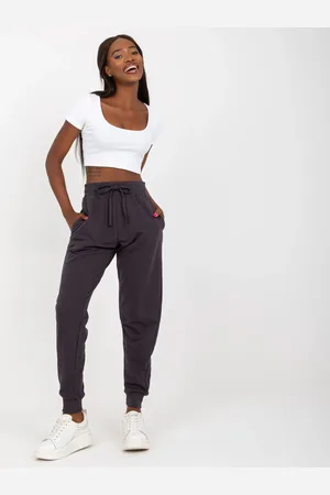 BASIC FEEL GOOD Graphite classic basic tied sweatpants