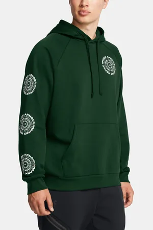 Under Armour Pánská mikina UA Rival Fleece HBR Logo HD-GRN - Pánské