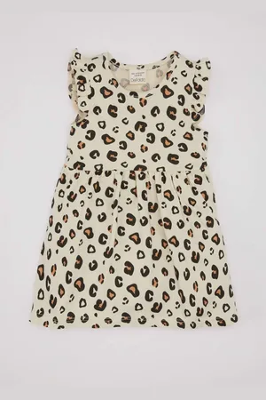 DeFacto Baby Girl Patterned Sleeveless Dress