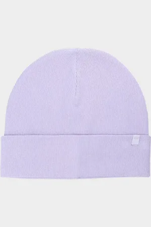 4F Dětská čepice Beanie Fialová JWAW24ACAPU448-52S