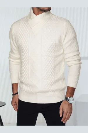 D-Street Sweter męski biały