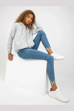BASIC FEEL GOOD Grey zip-up hoodie with pockets