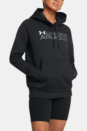 Under Armour Dámská mikina Rival Fleece Wordmark Hoodie - Dámské