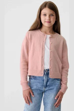 GAP Dětský crop kardigan CashSoft - Holky