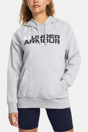 Under Armour Dámská mikina Rival Fleece Wordmark Hoodie - Dámské