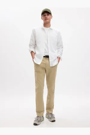 GAP Kalhoty modern khakis in straight fit with Flex - Pánské