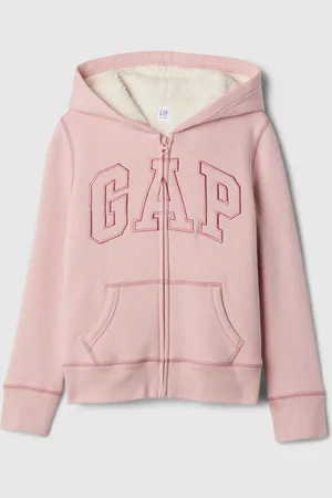 GAP Dětská sherpa mikina s logem - Holky