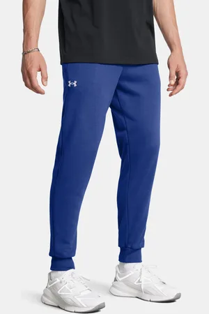 Under Armour Pánské tepláky UA Rival Fleece Joggers-BLU - Pánské