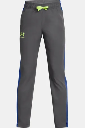 Under Armour Chlapecké sportovní kalhoty UA Sportstyle Woven Pants-GRY - Kluci