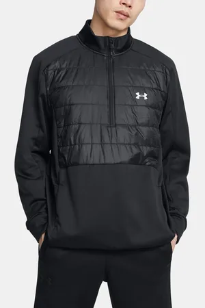 Under Armour Pánská bunda ARMOUR FLEECE HZ SWACKET-BLK - Pánské