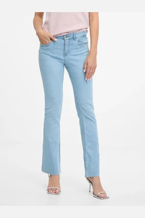 ORSAY Světle modré dámské bootcut džíny - Dámské