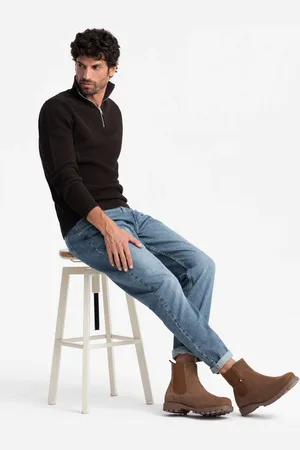 Ombre Clothing Slip-on suede men
