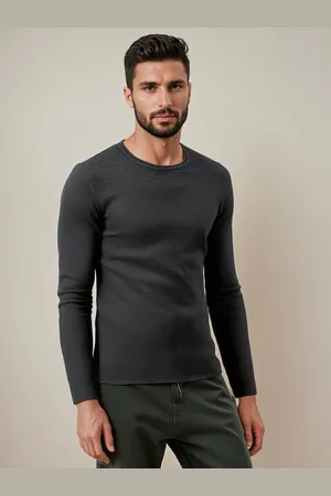 D-Street Sweter męski antracytowy