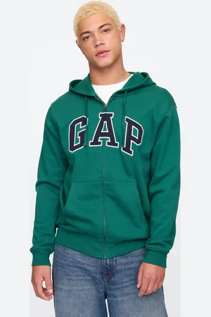 GAP Mikina na zip Logo - Pánské