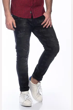 Dewberry P027 PRODIGY JEAN SLIM FIT PANT-BLACK